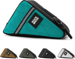 ROCKBROS Bike Frame Pouch Triangle Bike Pouch - Waterproof Small Bicycle Accessories for Boys Girls Men Women, Universally Compatible with Road Bikes, Brompton Bikes, Folding Bikes and Kids' Bikes