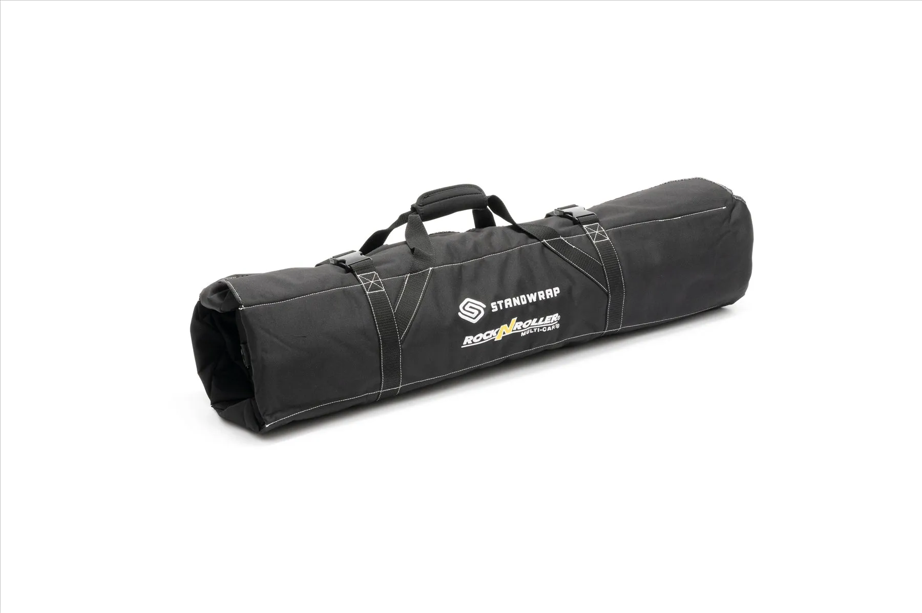 Rocknroller RSA-SWSM Multicart Standwrap 4-Pocket Roll Up Accessory Bag (Black, Small)