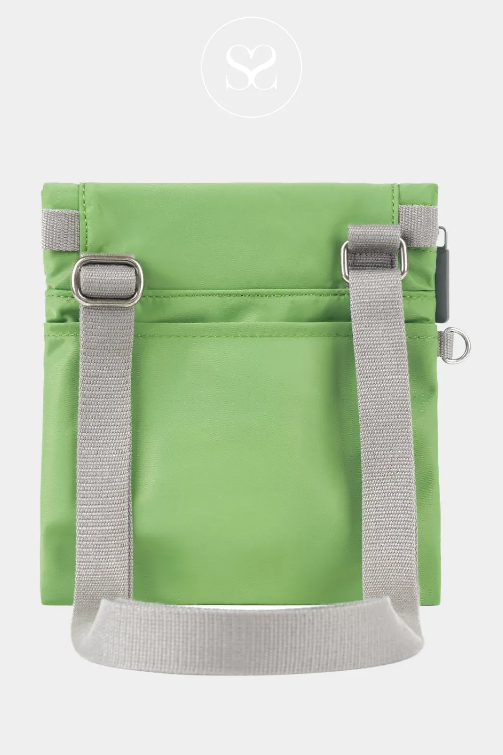 ROKA STRATFORD KIWI GREEN CROSSBODY BAG