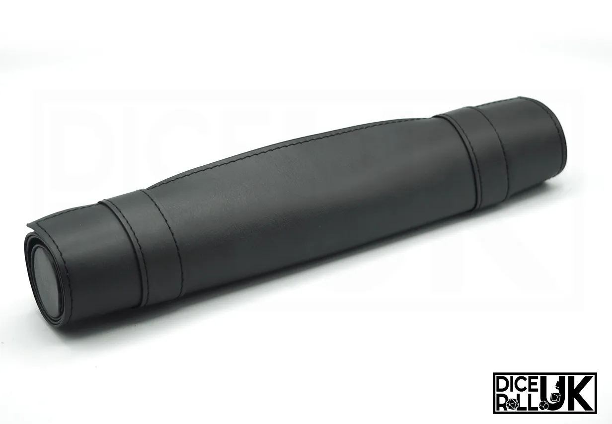 Roll-Up Dice Mat - Black