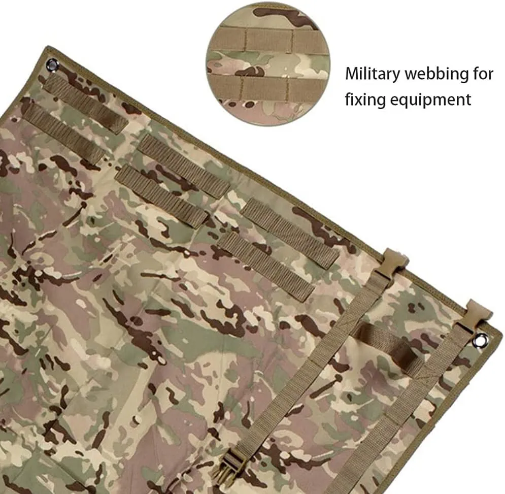 Roll Up Shooting Mat, Outdoor Shooting Mat for Range, Shooting Gear Tactical Training Shooting Pad Shooters Mat Non-Slip Durable Shooting Rest, Hunting Accessories