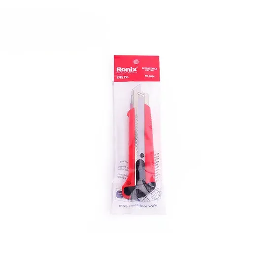 Ronix Model Rh-3004 Professional Manufacture Cheap 18mm Width Folding Knife Blade Utility