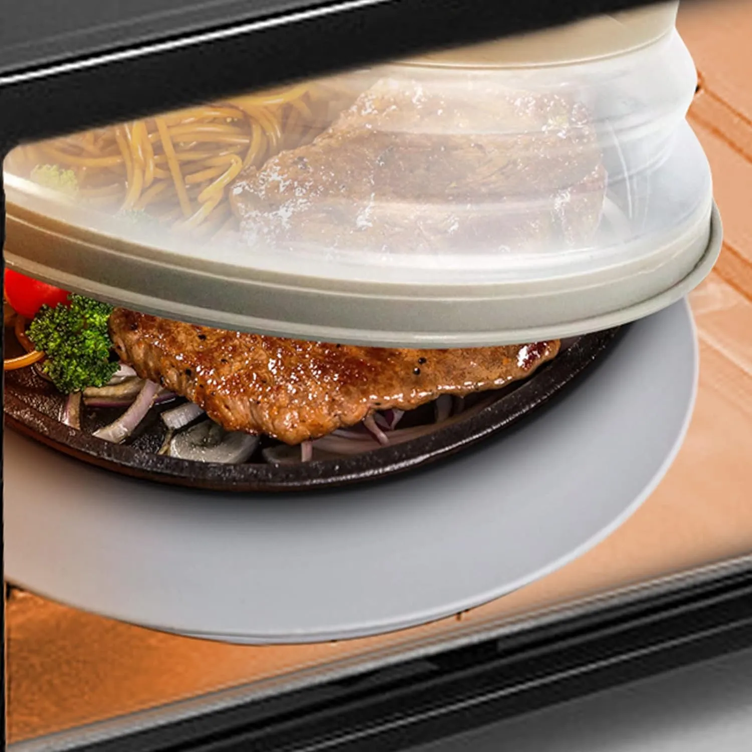 Royaleva Microwave Place Mat & Food Cover for Easy Cooking