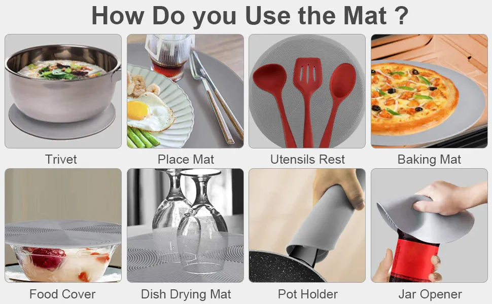 Royaleva Microwave Place Mat & Food Cover for Easy Cooking