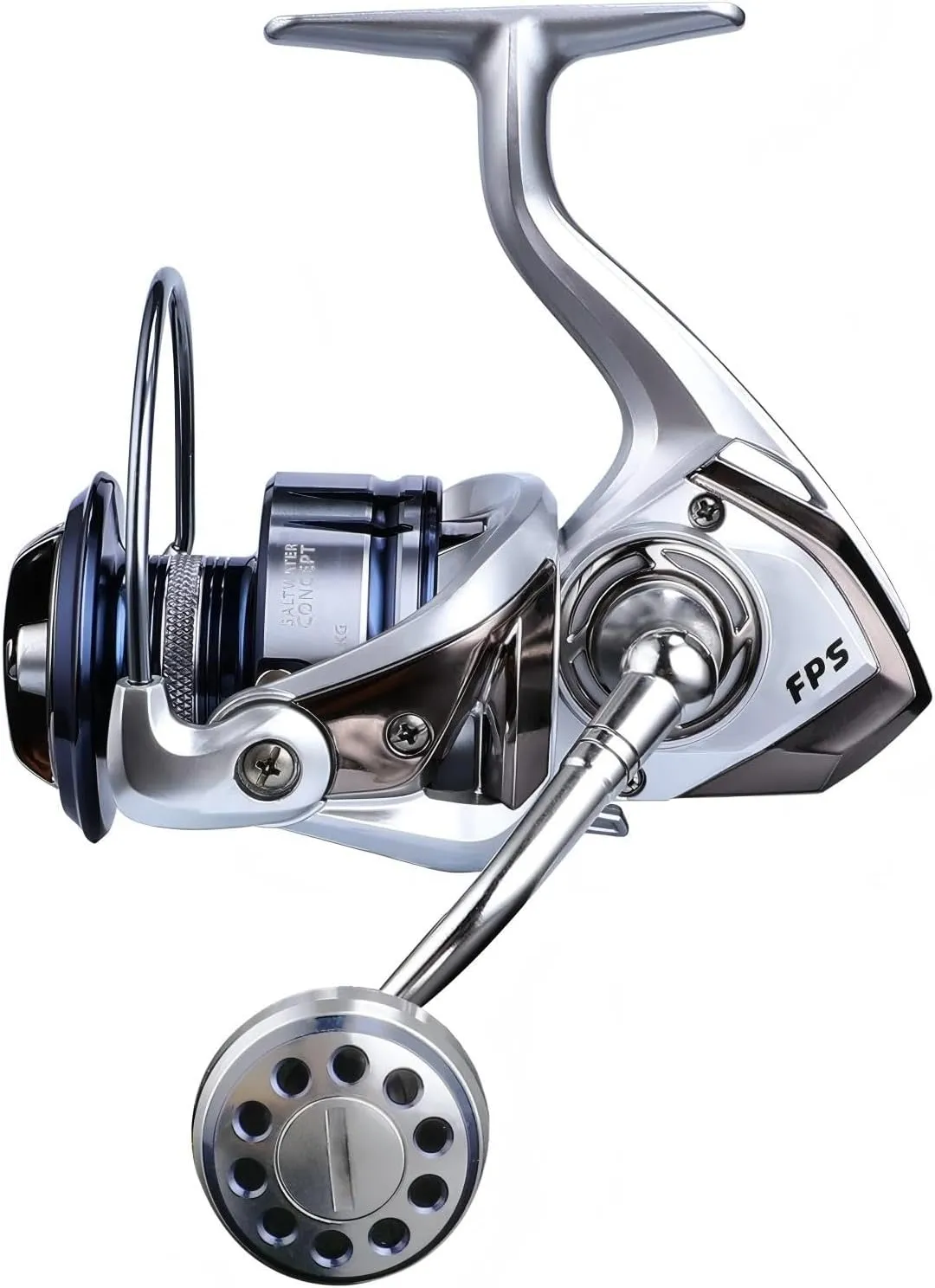 Saltwater Spinning Reel,13 1BB Ultra Smooth Saltwater Fishing Reels,Powerful Carbon Drag,CNC Aluminum Spool & Handle