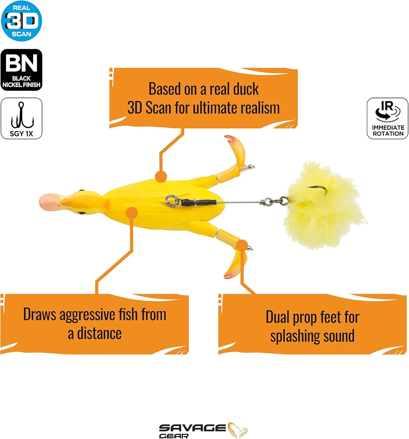 Savage Gear 3D Duck Fishing Hard Bait