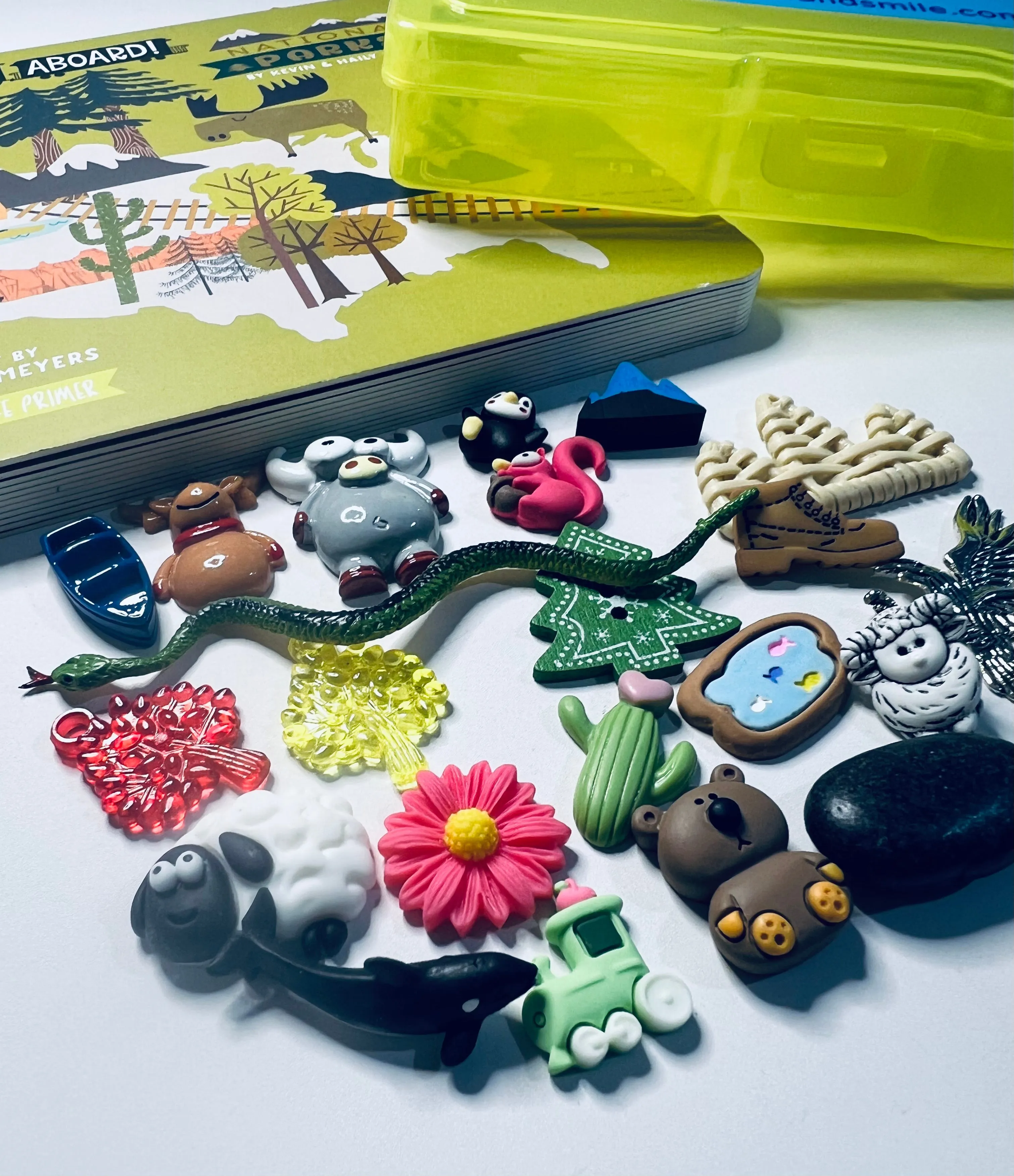 Say and Play Story Kit NATIONAL PARKS book with mini objects speech therapy activity learn about parks