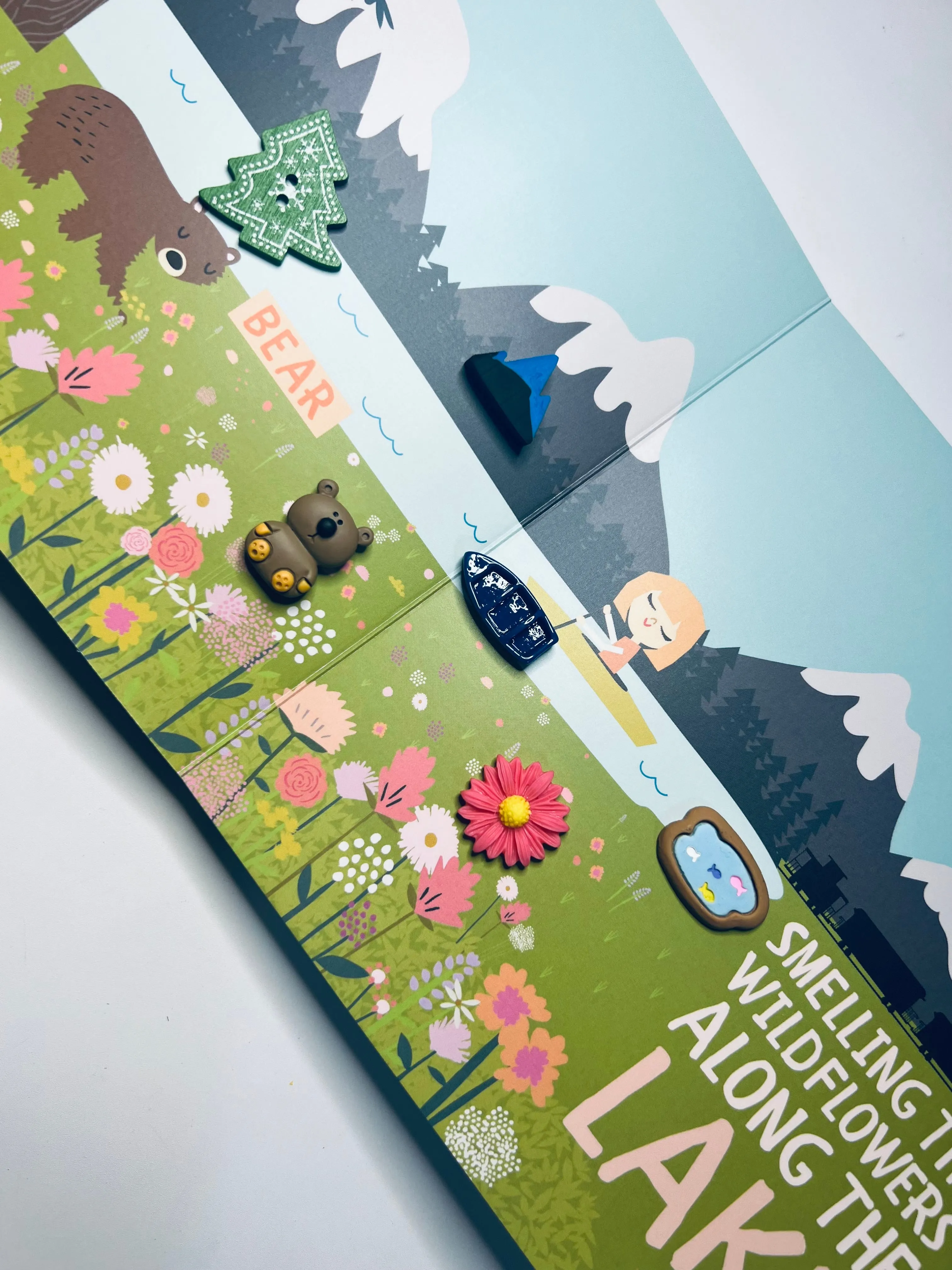 Say and Play Story Kit NATIONAL PARKS book with mini objects speech therapy activity learn about parks