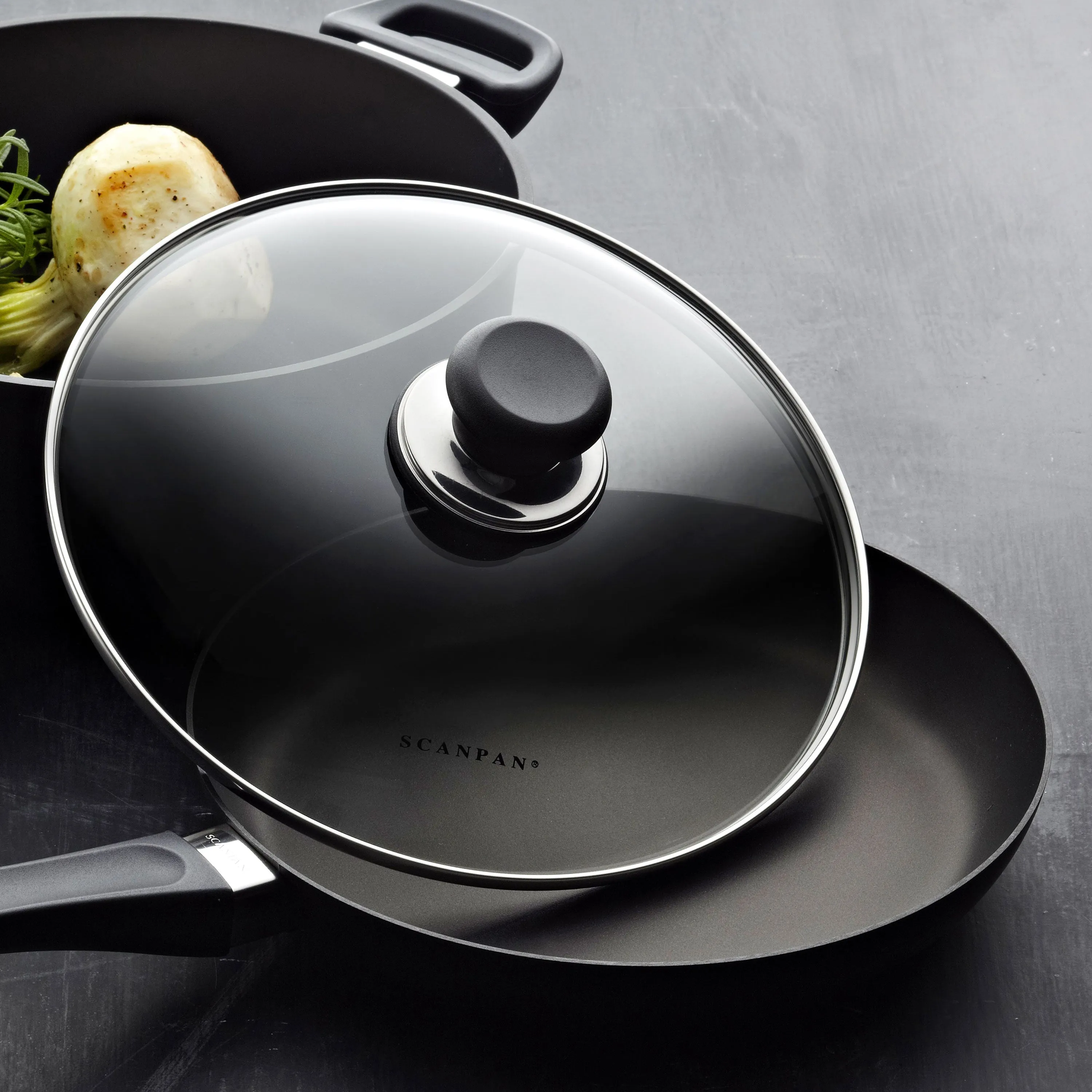 Scanpan Classic 8 & 10.25" Nonstick Fry Pan Set with Lids