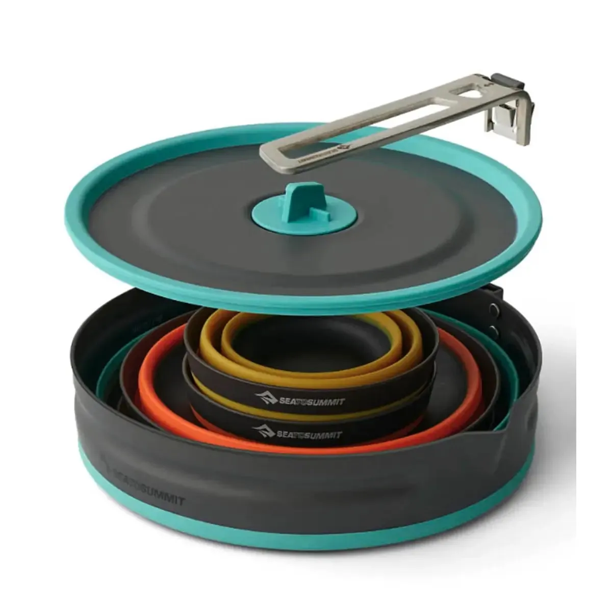 Sea To Summit Frontier Ultralight Collapsible 2.2L Pot Cook Set - 5 Piece