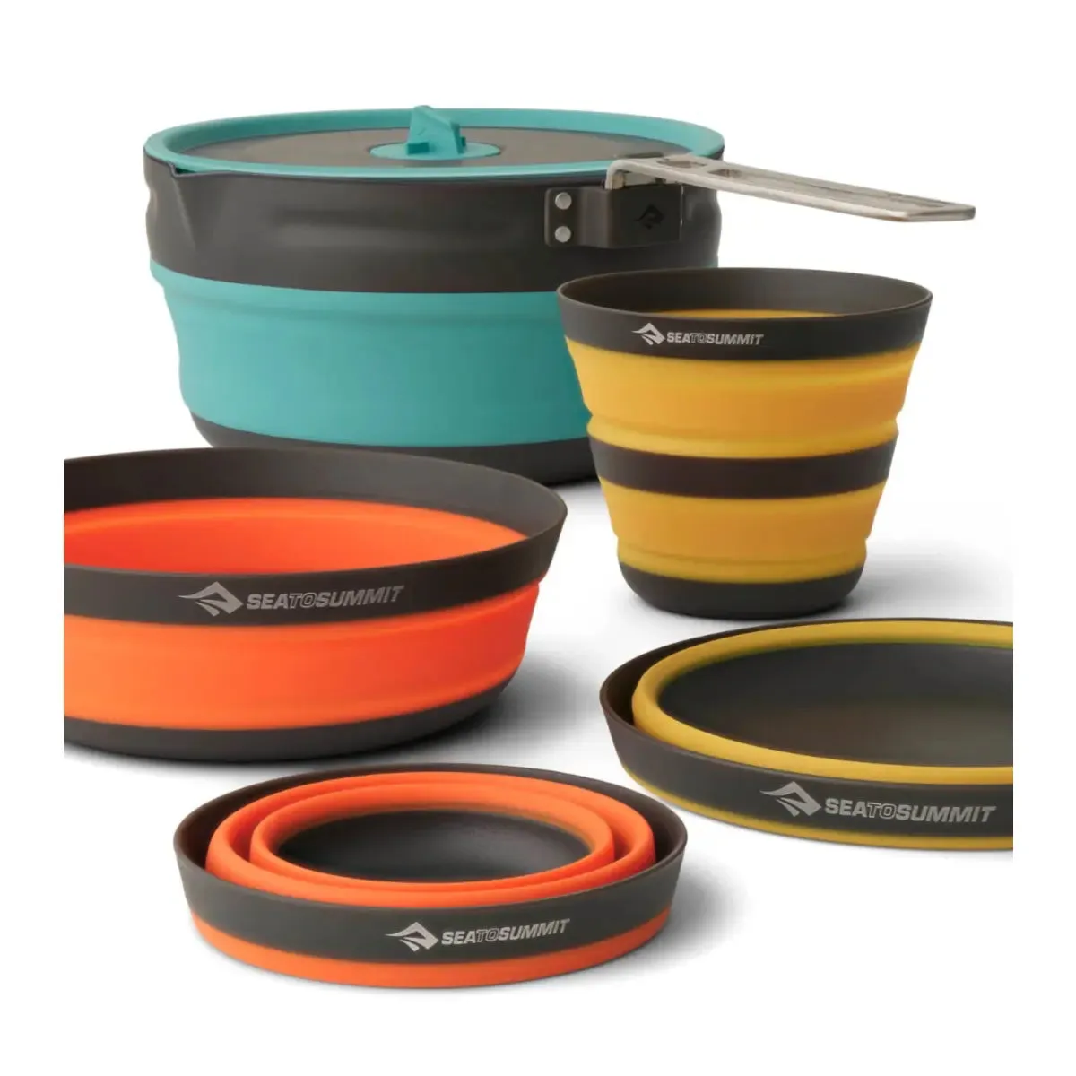 Sea To Summit Frontier Ultralight Collapsible 2.2L Pot Cook Set - 5 Piece
