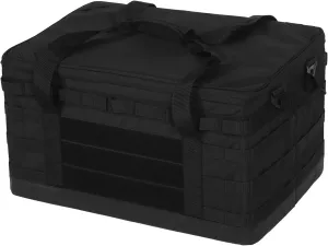 Sempoda 60L Camping Storage Bag with Removable Dividers, Waterproof Cooking Utensils Storage Case, Multiple Pockets Anti Slip Waterproof Black Camping Cookware Bag for Traveling