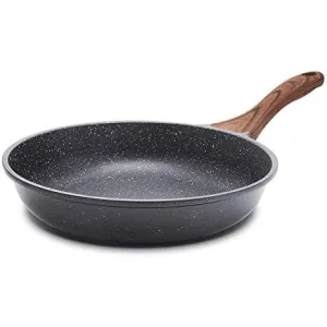 SENSARTE Nonstick Frying Pan Skillet, Swiss Granite Coating Omelette Pan, Healthy Stone Cookware Chef's Pan, PFOA Free 24cm