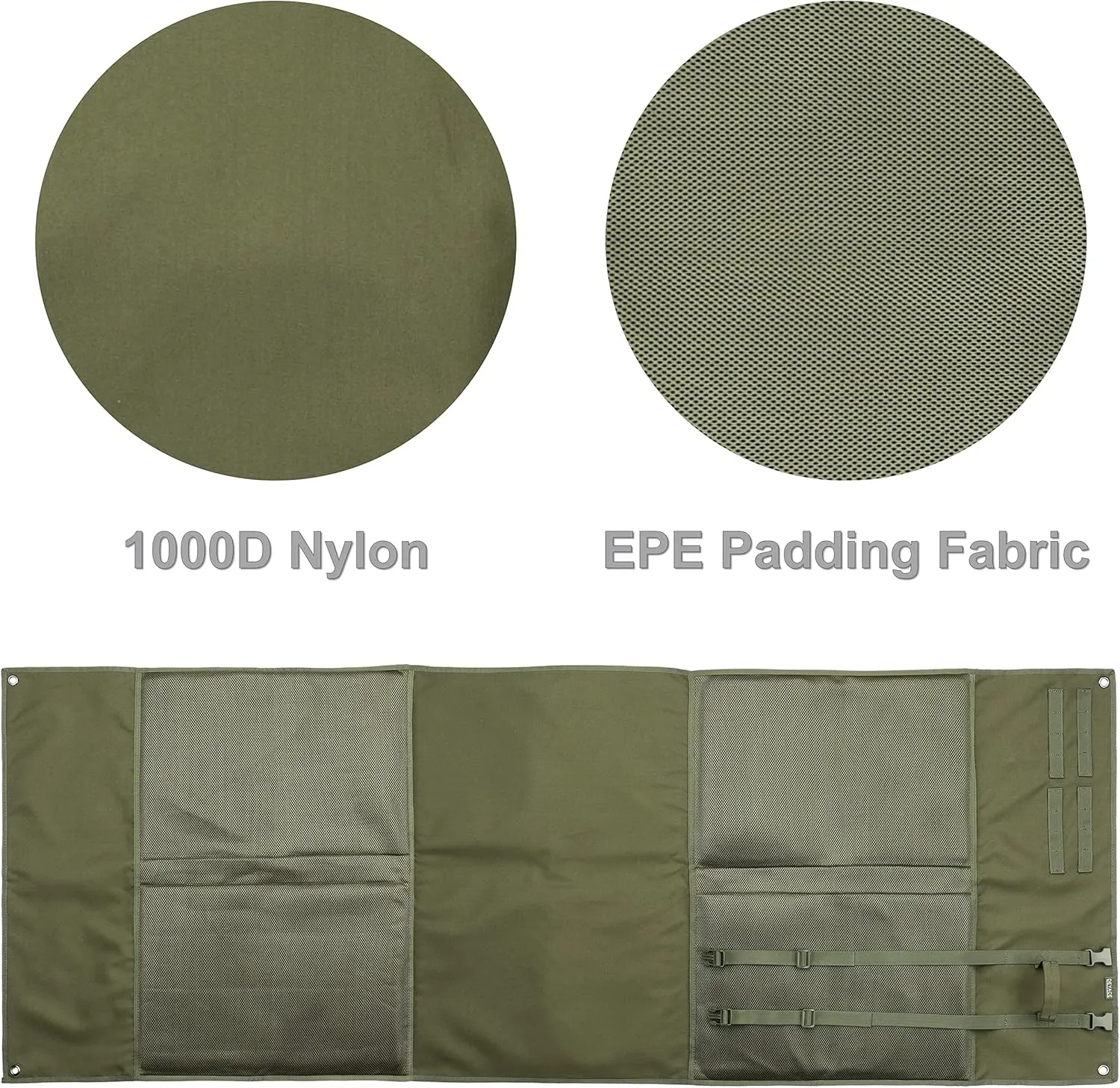 Shooting Mats Prone Padded, Extra Large Portable Roll Up Shooting Padded Mat for Range Shooting and Hunting