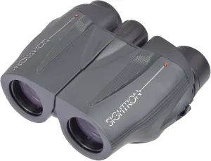 Sightron SI WP 8x25 Waterproof Binoculars, 8X Magnification, 25mm Objective, Multi-Coated, BAK4 Prisms, Rubber Armored, Twist-Up Eyecups, Green (30008)