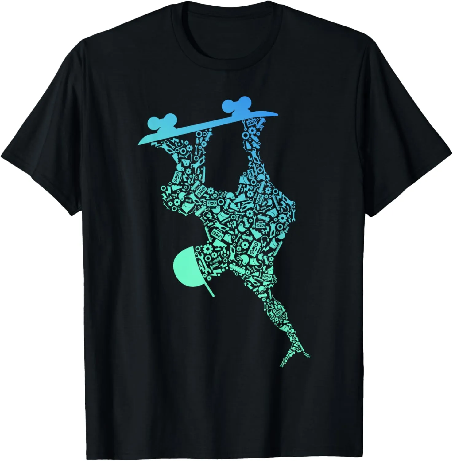 Skateboarding Apparel Kids Girls Boys Skater Gear Skateboard T-Shirt