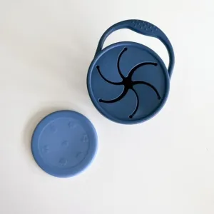 Snack Cup | Collapsible Snack Pot | Blue