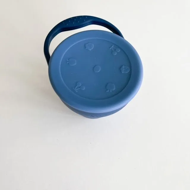 Snack Cup | Collapsible Snack Pot | Blue