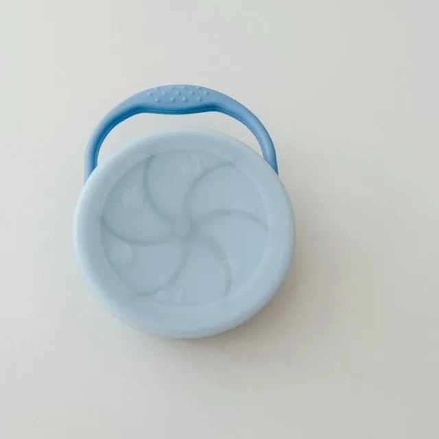 Snack Cup | Collapsible Snack Pot | Bright Blue
