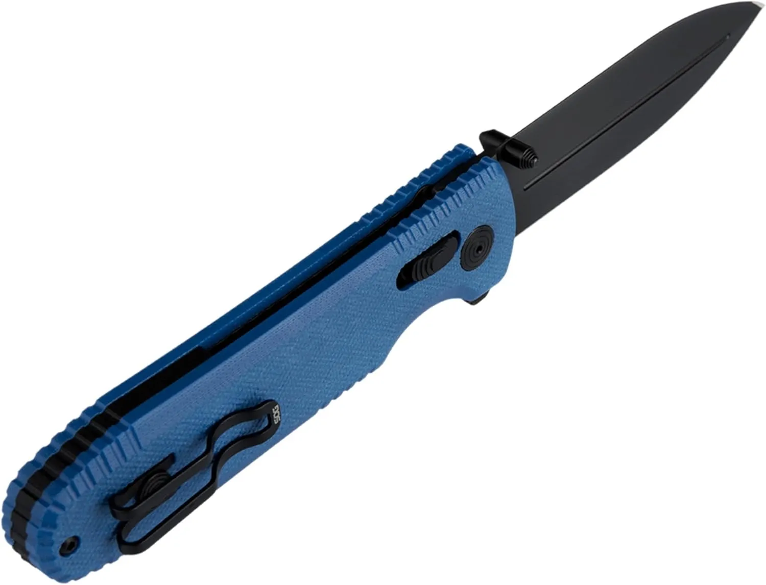 SOG Pentagon XR LTE Lightweight Professional Ambidextrous Folding Knives 3.66" CTS XHP Steel Blade XR Locking Mechanism