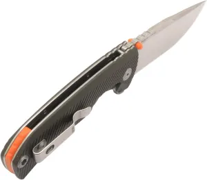 SOG Tellus FLK Daily Outdoor Full-Sized Frame Lock Folding Knives | GRN Handle | CRYO 440C Stainless Steel Blade | Reversible Pocket Clip