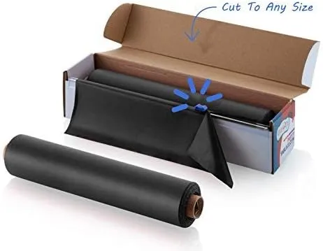SOLID BLACK Tablecloth Roll, Strong Plastic Disposable Table Cloth, Party Wedding Celebration Tableware Covering 12 Rectangle Picnic Tables 100 Feet Long [SOLID BLACK]