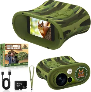 Spark Night Vision Binoculars for Kids, Birthday Gifts for Toddle Boys Girls, 2.5K UHD Night Vision Goggles with Flashlight, Kids Camera Includes 32GB TF Card to Save Photo and Video
