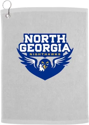 Sport Your Gear North Georgia Nighthawks Prime Golf Bag Towel, White
