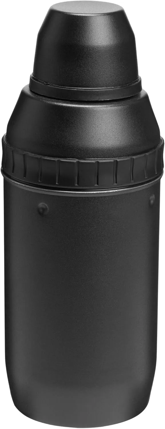 Stanley Happy Hour Cocktail Shaker Set 20 oz | Bartender Kit for Camping and Travel | Cocktail Drink Mixing Set with 2 Cups | Insulated Stainless Steel | BPA-Free | Black 2.0