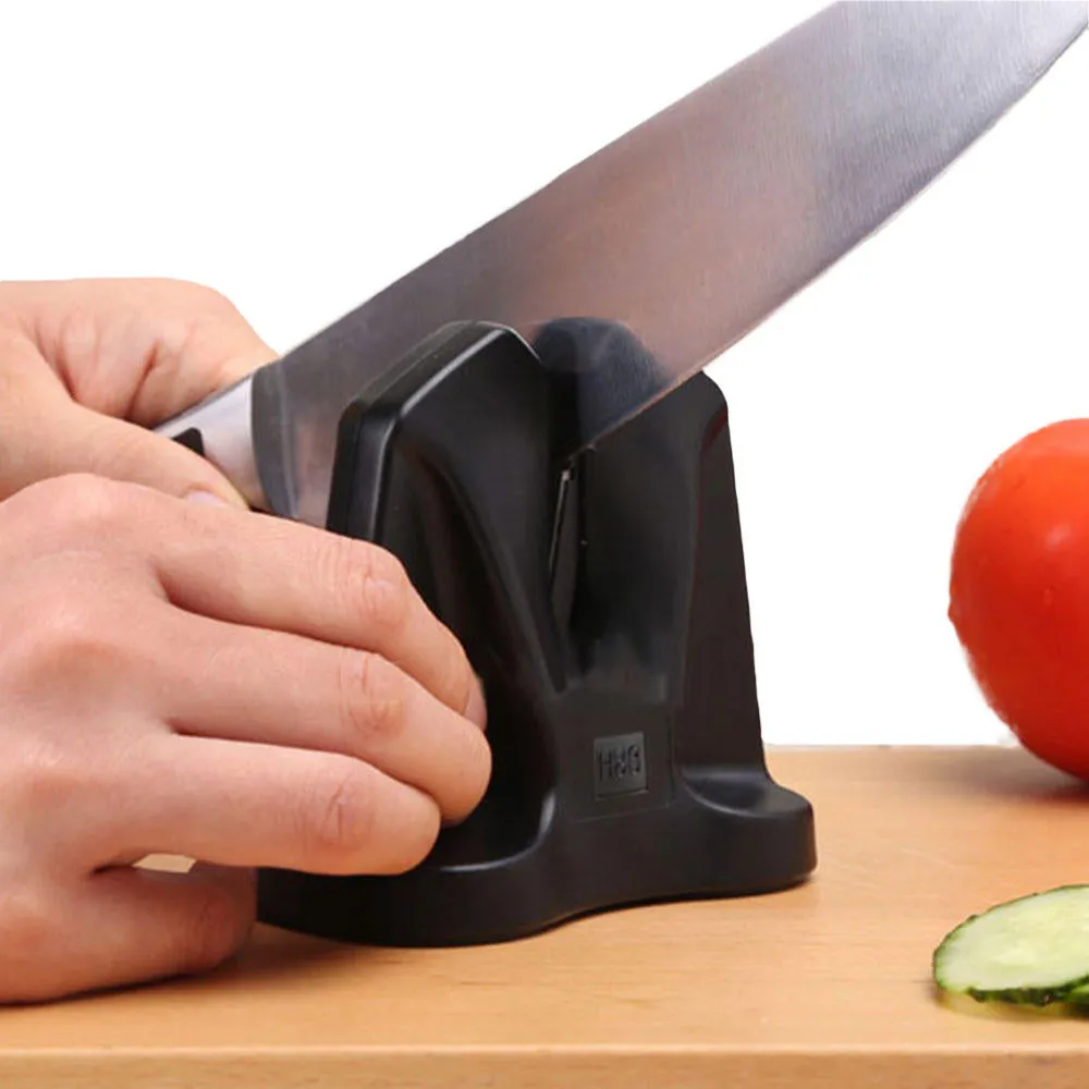 Steel Kitchen Knife Sharpener Single Head Sharpen Stone Home Multi-function Kitchen Knife Sharpening Tool From