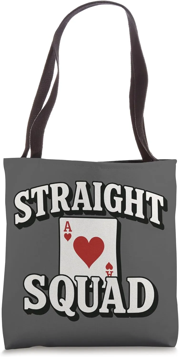 Straight A Squad Honor Roll Student Ace of Hearts Tote Bag
