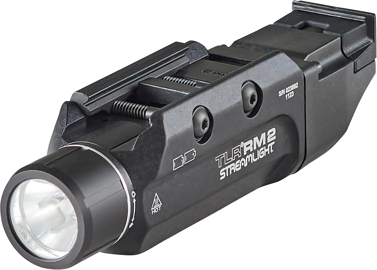 Streamlight 69451 TLR RM 2 1000-Lumen Rail Mounted Tactical Light with Key Kit and Two (2) CR123A Batteries, Black