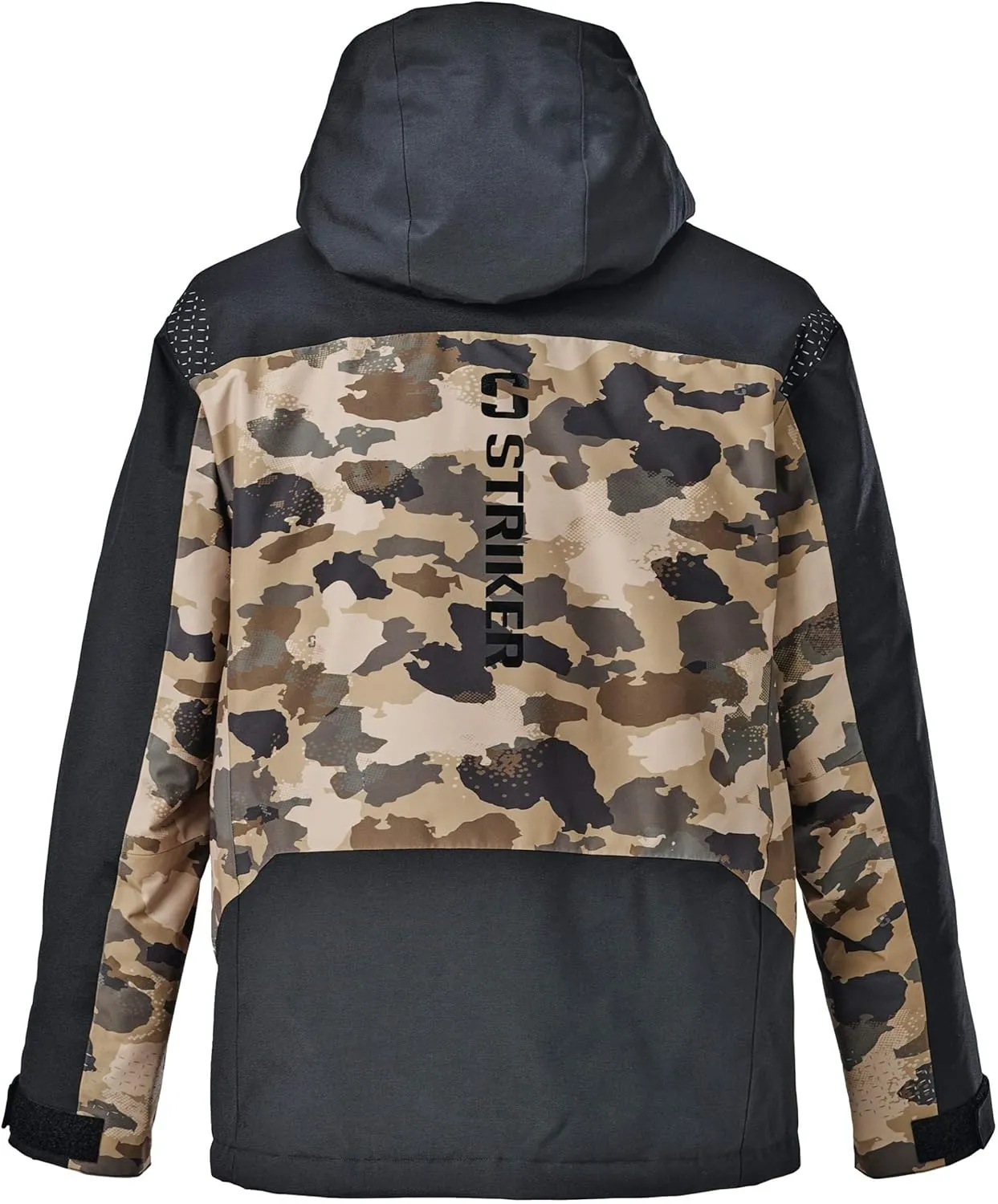 Striker Men's Denali Durable Breathable Waterproof Outdoor Fishing Insulated Rain Jacket w/Adjustable Hood & Reflective Hits