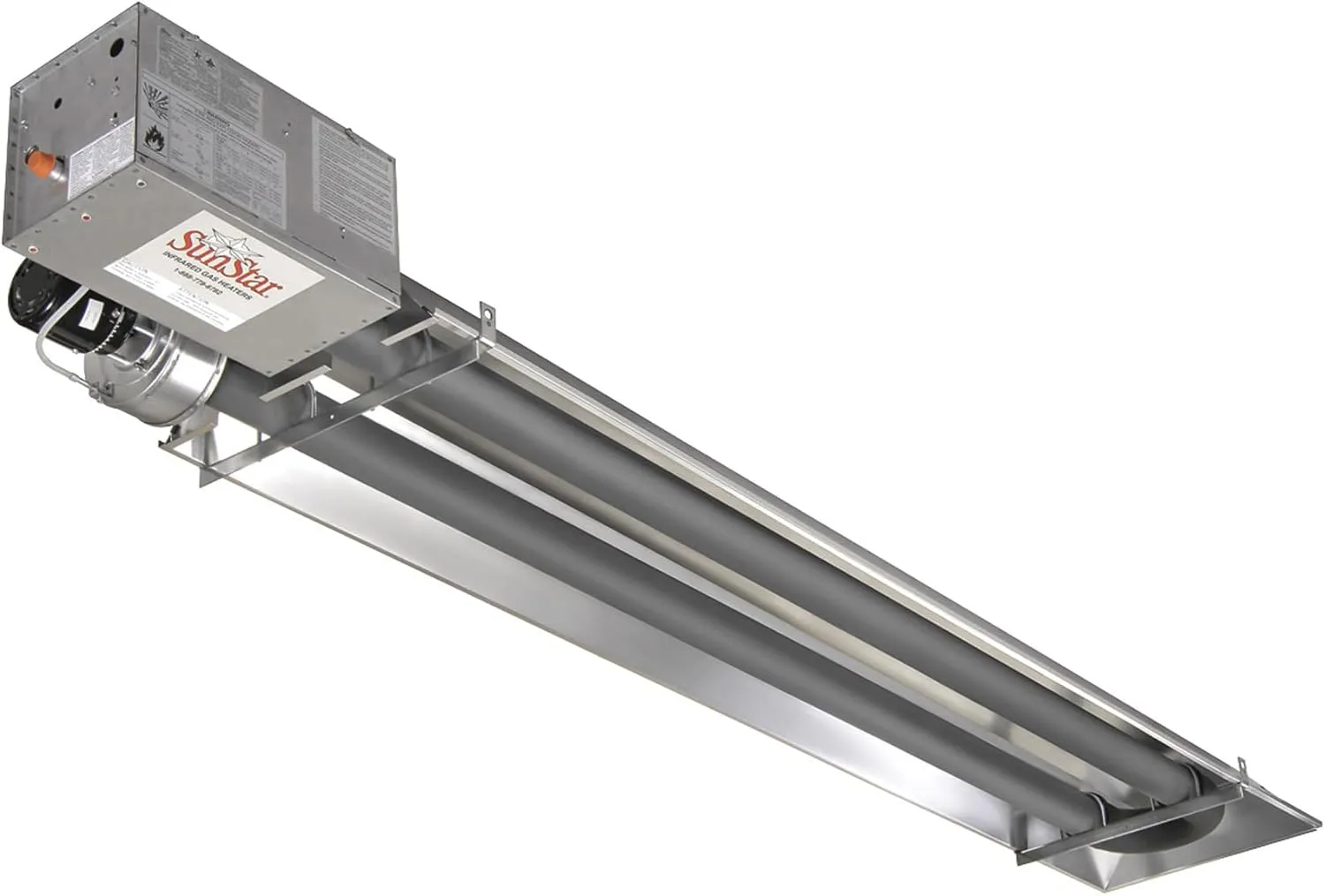 SunStar Heating Products Garage Tube Heater - LP, 45,000 BTU, Model Number SIR45-15-L
