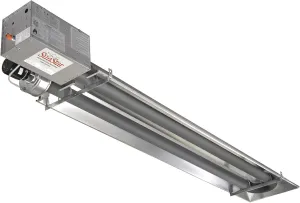SunStar Heating Products Garage Tube Heater - LP, 45,000 BTU, Model Number SIR45-15-L