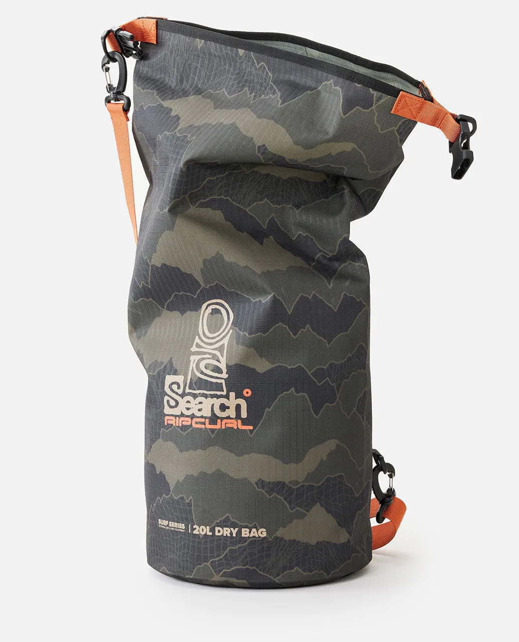 Surf Series Barrel Bag 20L - Black/Olive