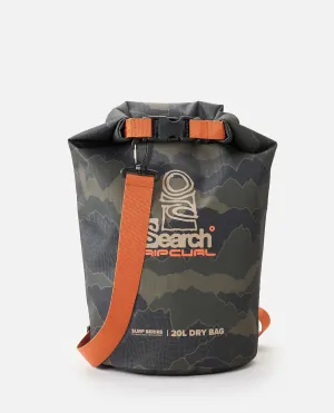 Surf Series Barrel Bag 20L - Black/Olive