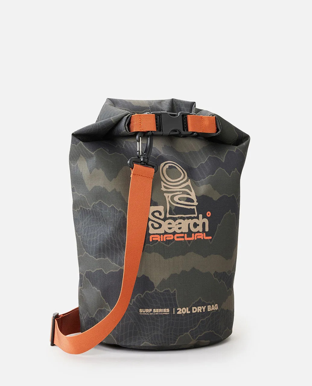 Surf Series Barrel Bag 20L - Black/Olive