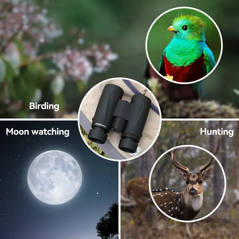 SVBONY SA205 8X42/10X42 ED Binoculars – Waterproof, Flat-Field Optics for Birdwatching & Stargazing