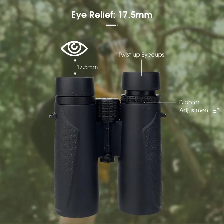 SVBONY SV202 ED Binoculars – Waterproof BAK4 Optics for Birdwatching & Stargazing