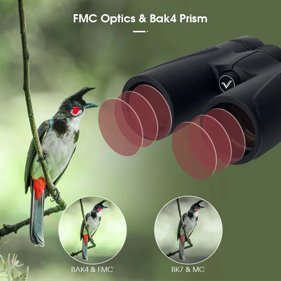 SVBONY SV202 ED Binoculars – Waterproof BAK4 Optics for Birdwatching & Stargazing