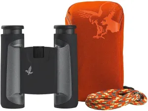 SWAROVSKI Optik 10x25 CL Pocket Binoculars with Rugged and Dustproof Design (Anthracite, Mountain Field Bag)