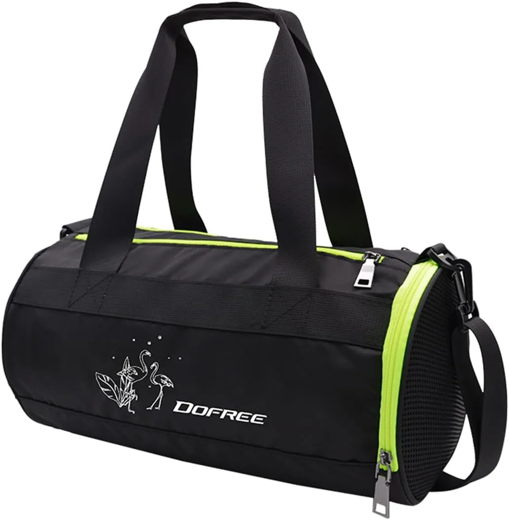 Swim Bag,Sports Gym Bag with Wet Pocket & Shoes Compartment,Lightweight Travel Duffel Bag for Men and Women