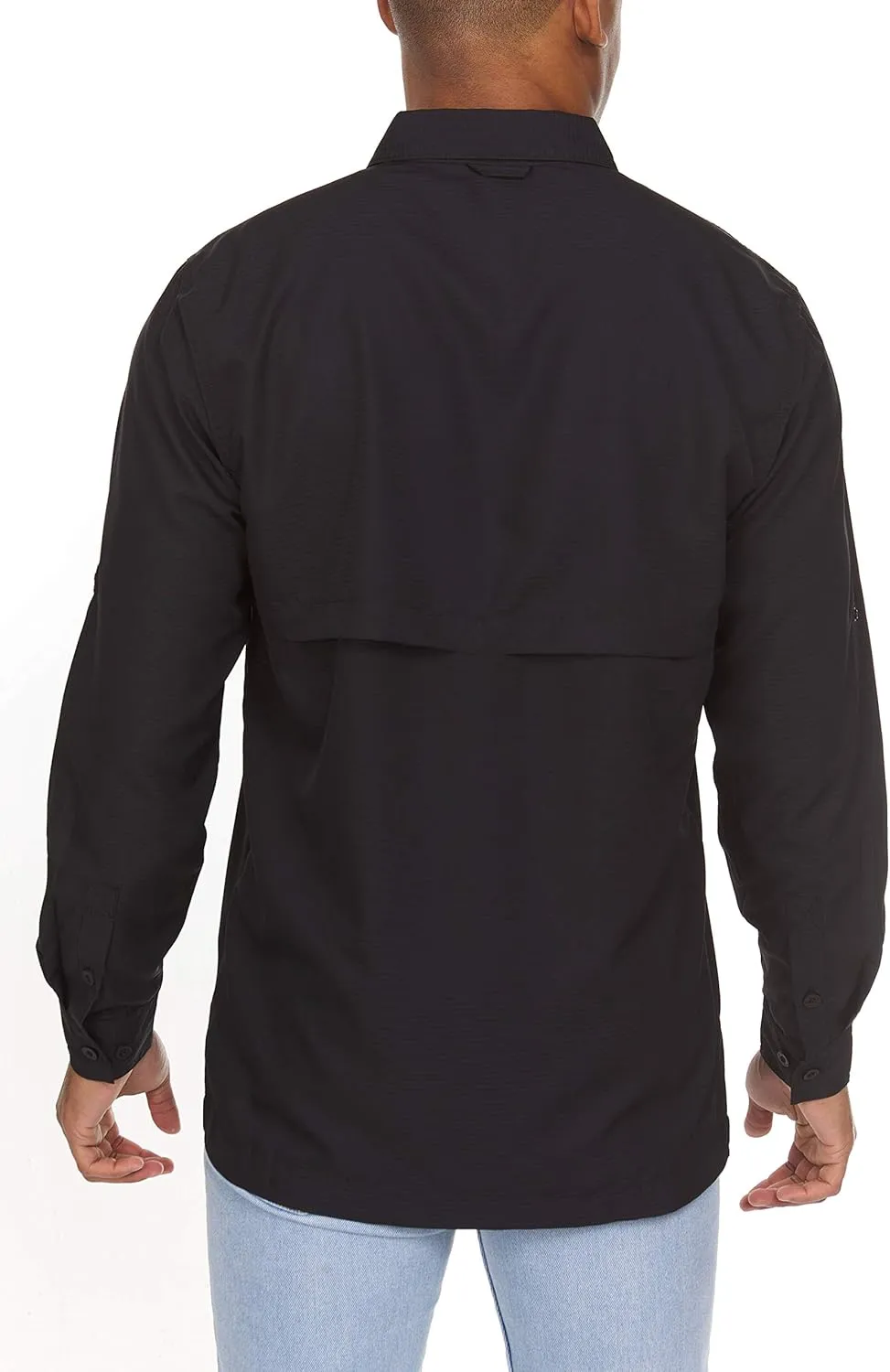 Swiss Alps Mens Long Sleeve Fishing Shirt
