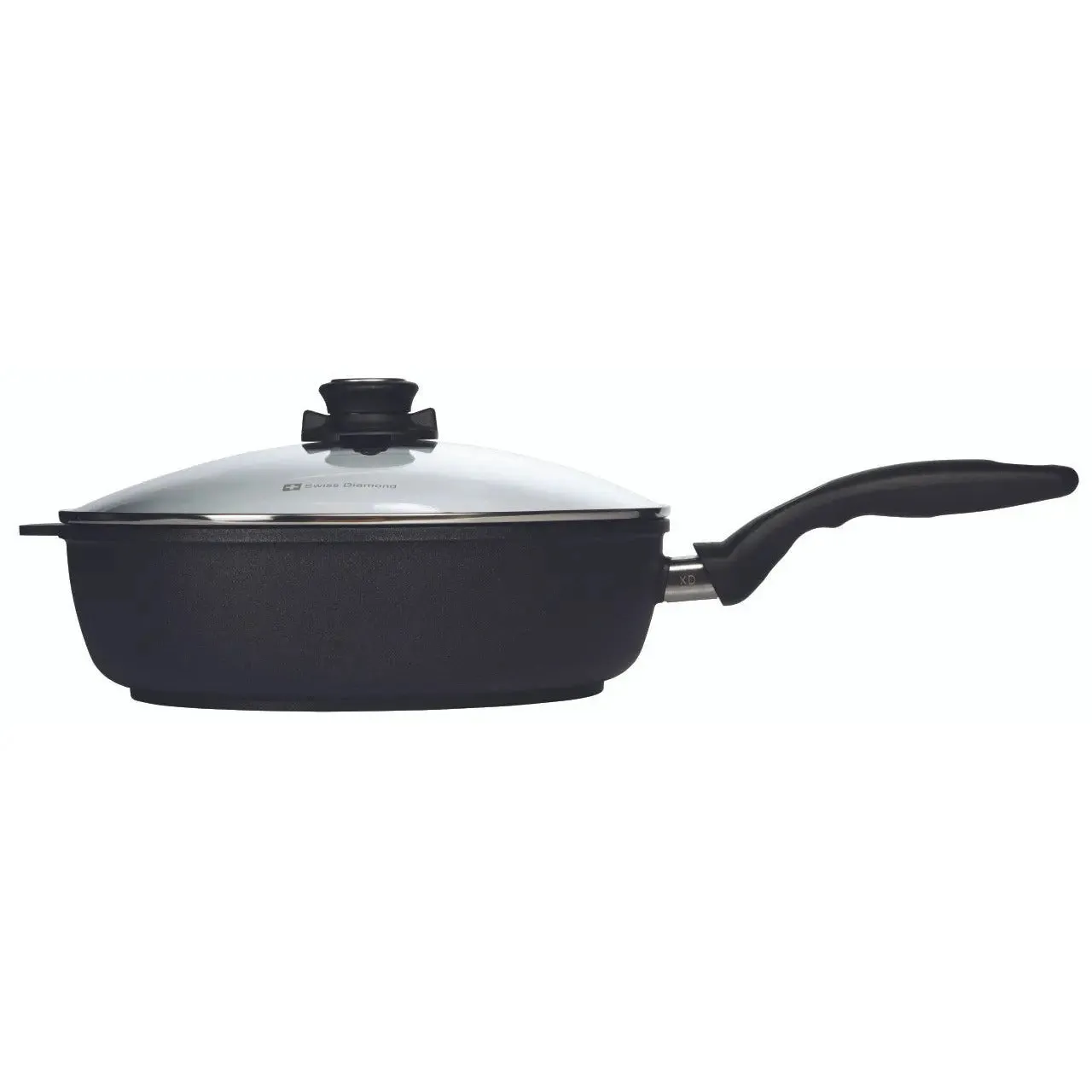 Swiss Diamond XD 4.3 qt Nonstick Saute Pan with Glass Lid