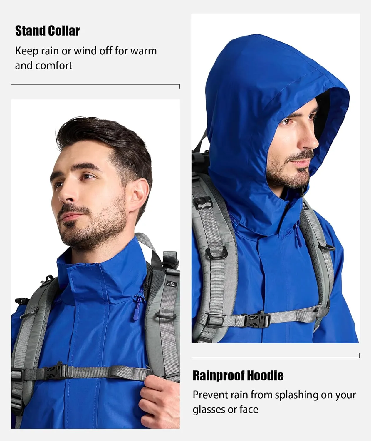 SWISSWELL Golf Rain Gear Suit for Men Waterproof Lightweight Windbreaker Rain Jacket and Pants Breathable for Golf Ourdoors