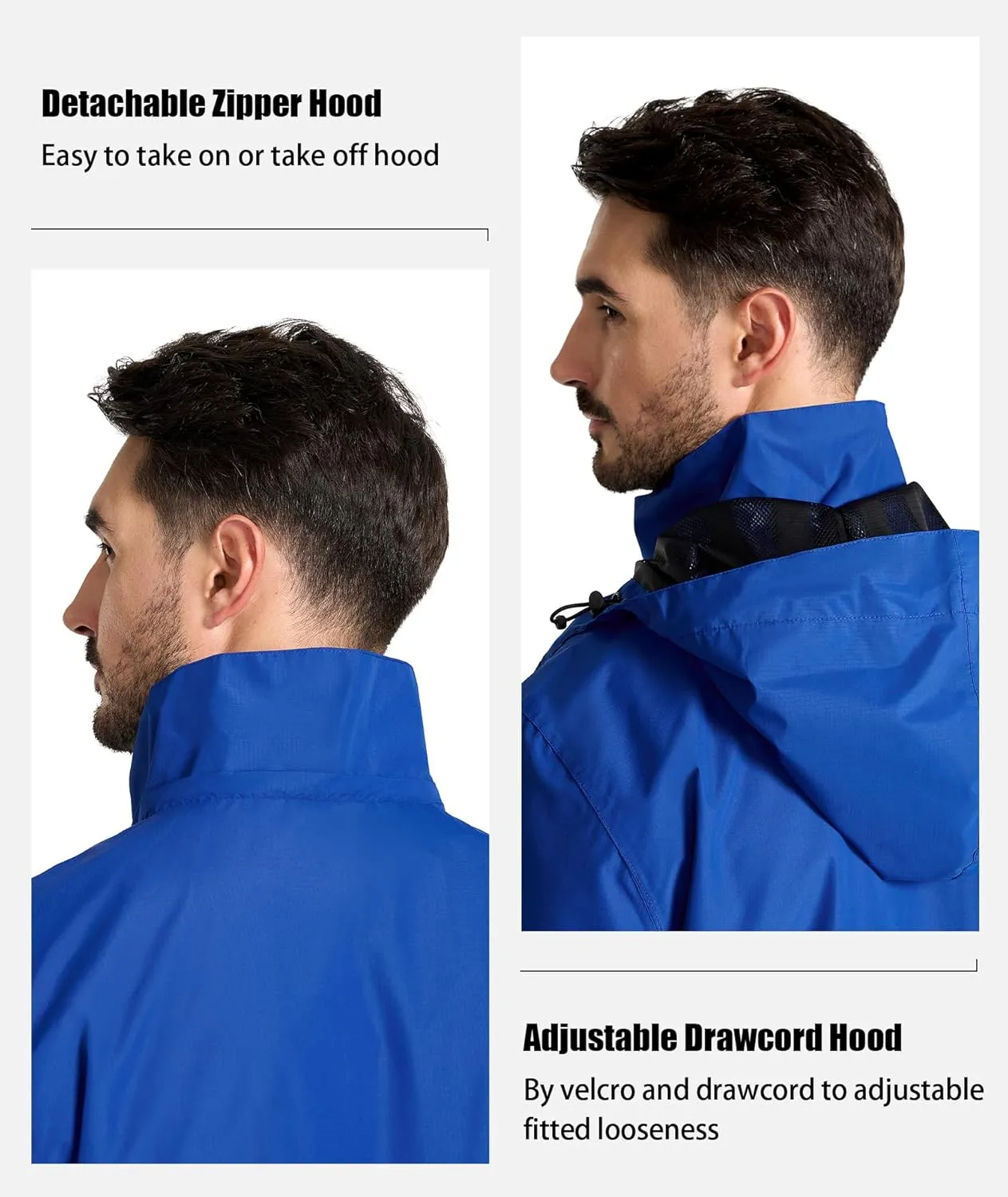 SWISSWELL Golf Rain Gear Suit for Men Waterproof Lightweight Windbreaker Rain Jacket and Pants Breathable for Golf Ourdoors