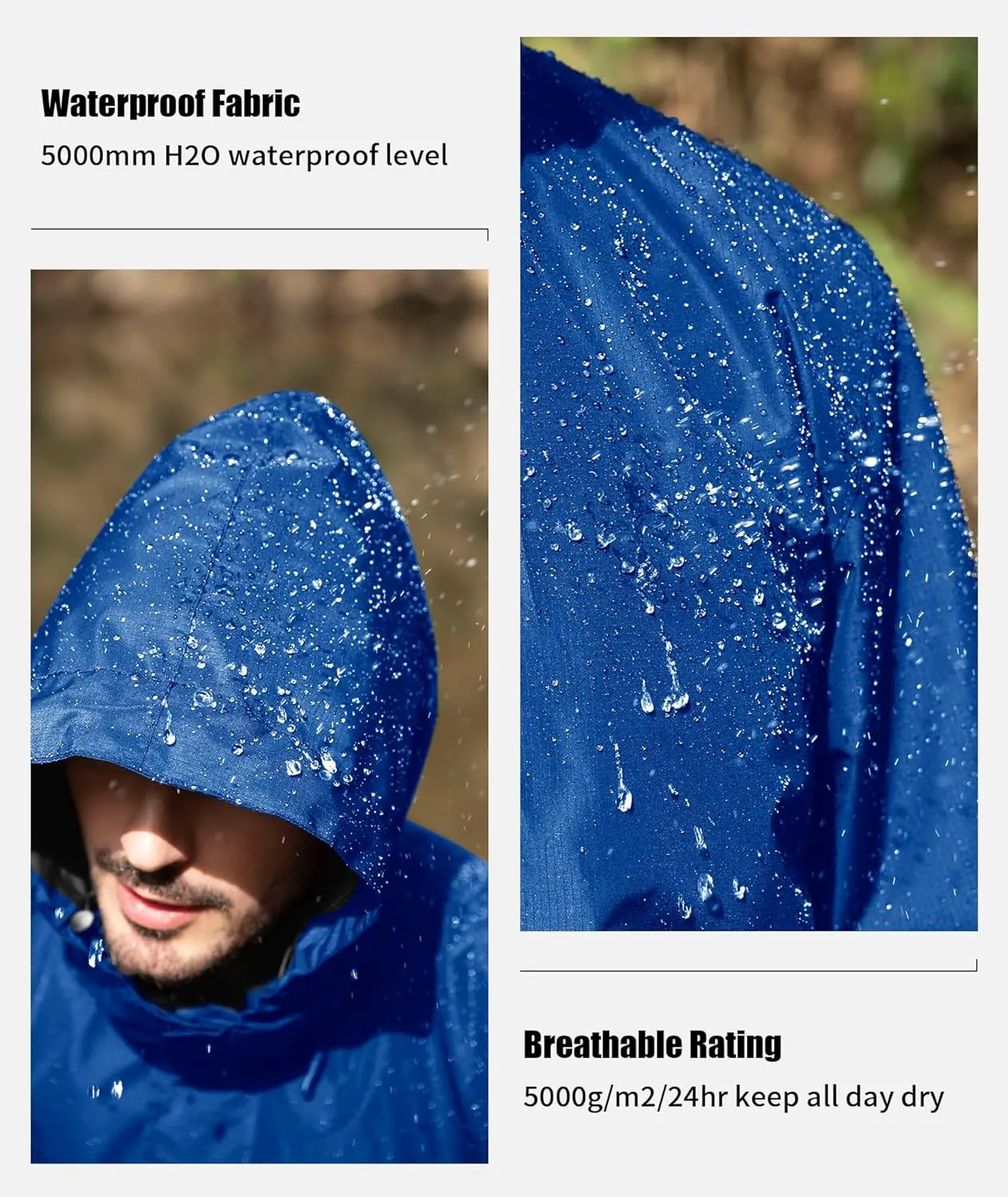 SWISSWELL Golf Rain Gear Suit for Men Waterproof Lightweight Windbreaker Rain Jacket and Pants Breathable for Golf Ourdoors