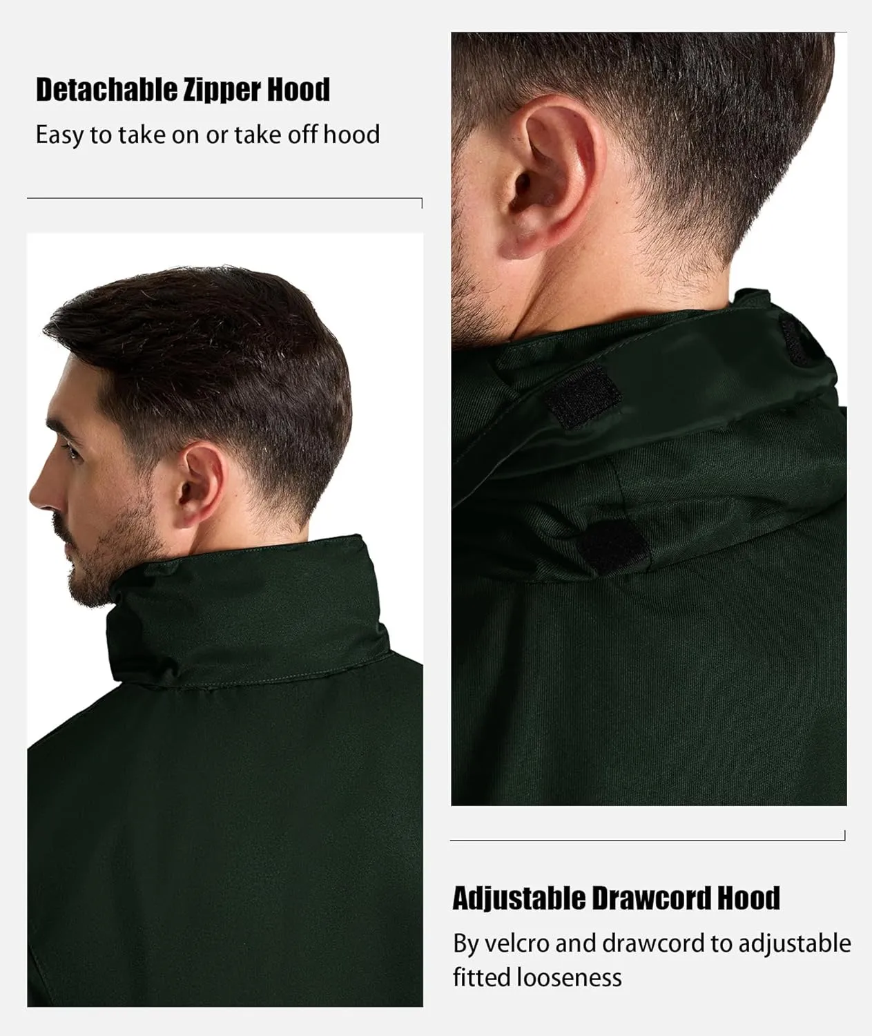 SWISSWELL Golf Rain Suits for Men Waterproof Golf Rain Gear Lightweight Windbreaker Jacket and Pants for Outdoors Work