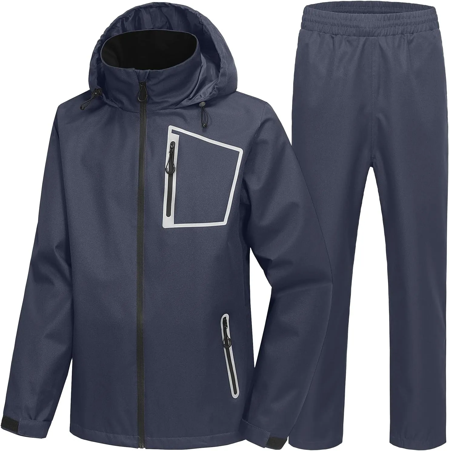 SWISSWELL Golf Rain Suits for Men Waterproof Golf Rain Gear Lightweight Windbreaker Jacket and Pants for Outdoors Work